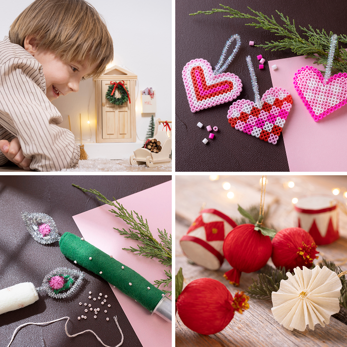 Collagebilde - Julens univers