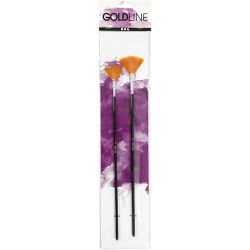 Gold Line Pensler, nr. 4+8, L: 29-30 cm, B: 2-3 mm, Vifte, 2 stk./ 1 pk.