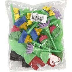 EVA Schuimpenselen, L: 11-13 cm, B: 30-45 mm, 24 stuk/ 1 doos