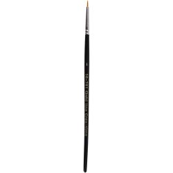 Gold Line pensler, nr. 0, L: 17 cm, B: 1 mm, rund, 12 stk./ 1 pk.