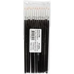 Nylon Brushes, no. 1, L: 17 cm, W: 1,5 mm, round, 12 pc/ 1 pack