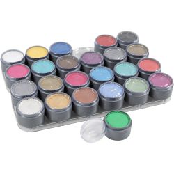 Grimas Ansiktsmaling - Sminkepalett, ass. farger, 24x15 ml/ 1 pk.
