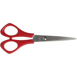 Skolesaks, L: 14 cm, spiss, venstre, 1 stk.
