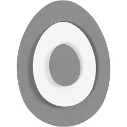 Lag-på-lag stansejernsett, egg, str. 25+50+76 mm, 3 stk./ 1 pk.