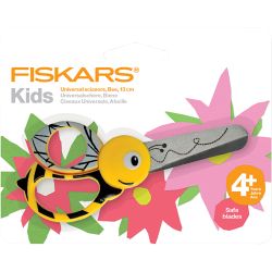 Fiskars Barnesaks med Dyremotiv, bie, L: 13 cm, 1 stk.