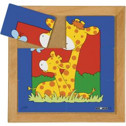 Educo Puslespill dyremor og -barn