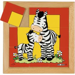 Educo Puslespill dyremor og -barn