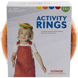 GONGE® Activity rings - aktivitetsringer, dia. 16 cm, 6 stk./ 1 pk.