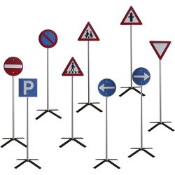 Veiskilter med kryssfot