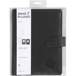 Planner / Bulletjournal, afm 19x23,5x4 cm, ringband, zwart, 1 stuk