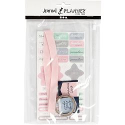 Plastic etui met accessoires, A5, vel 140x215 mm, 1 stuk