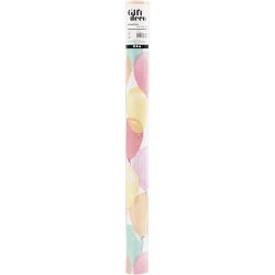 Gavepapir, Ballonger, B: 50 cm, 80 g, pastellfarger, 5 m/ 1 rl.