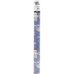 Gavepapir, Dovendyr, B: 50 cm, 80 g, lilla, 5 m/ 1 rl.