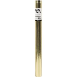 Gavepapir, B: 50 cm, 65 g, gull, 4 m/ 1 rl.