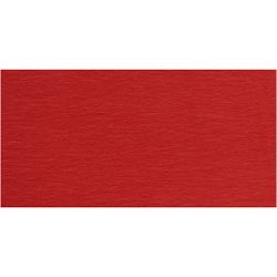 Kreppapir, ark 50x250 cm, rød, 10legg/ 1 pk.