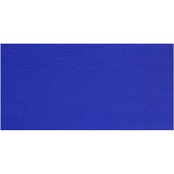 Kreppapir, ark 50x250 cm, blå, 10legg/ 1 pk.