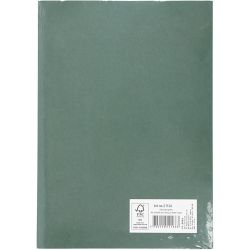 Kartong, A4, ark 210x297 mm, 180 g, mørk grønn, 20 ark/ 1 pk.