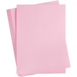 Kartong, A2, ark 420x594 mm, 180 g, lys pink, 100 ark/ 1 pk.