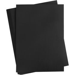 Kartong, A2, ark 420x594 mm, 180 g, svart, 100 ark/ 1 pk.