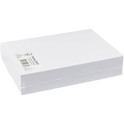 Kartong, A5, ark 148x210 mm, 180 g, hvit, 200 ark/ 1 pk.