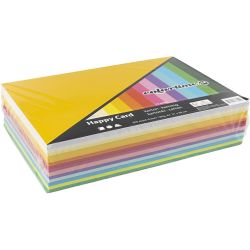 Vårpapp, A4, ark 210x297 mm, 180 g, ass. farger, 300 ass. ark/ 1 pk.