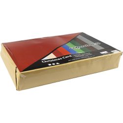 Julekartong, A3, ark 297x420 mm, 180 g, ass. farger, 300 ass. ark/ 1 pk.