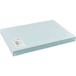 Kartong, A4, ark 210x297 mm, 180 g, lys blå, 100 ark/ 1 pk.