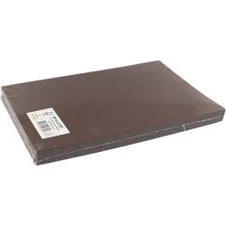 Kartong, A4, ark 210x297 mm, 180 g, mørk brun, 100 ark/ 1 pk.