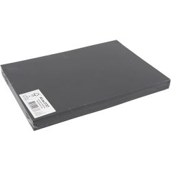 Kartong, A4, ark 210x297 mm, 180 g, svart, 100 ark/ 1 pk.