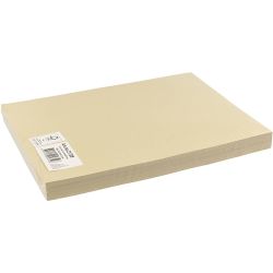 Kartong, A4, ark 210x297 mm, 180 g, beige, 100 ark/ 1 pk.
