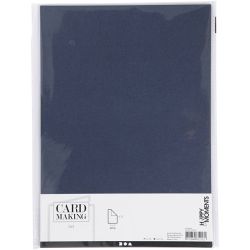 Kartong, A4, ark 210x297 mm, 220 g, blå, 10 stk./ 1 pk.