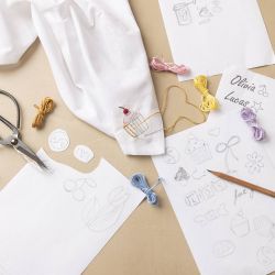 Ark til vannløselig broderi