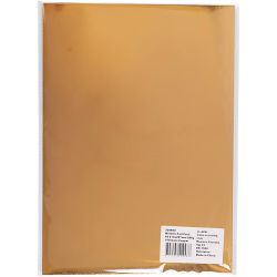 Metallkartong, A4, ark 210x297 mm, 280 g, kobber, 10 ark/ 1 pk.