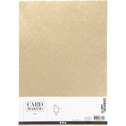 Papir, A4, ark 210x297 mm, 80 g, gull, 20 ark/ 1 pk.