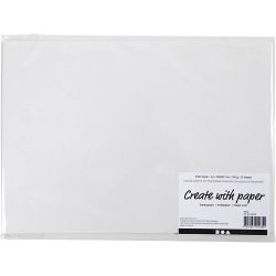 Kraftpapir, A4, ark 210x297 mm, 100 g, hvit, 20 ark/ 1 pk.