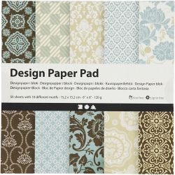 Designpapir i blokk