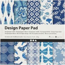 Designpapir i blokk