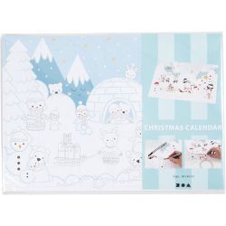 Julekalender, str. 30x42 cm, 30 stk./ 1 pk.