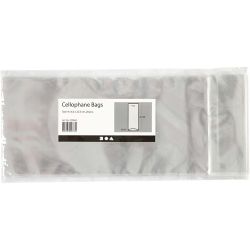 Cellofanpose, H: 22,5 cm, str. 9x6,5 cm, 20 stk./ 1 pk.