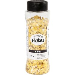Terrazzo Vlokken, geel, 90 gr/ 1 Doosje