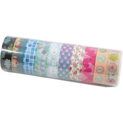 Maskeringstape, B: 15 mm, 10x10 m/ 1 pk.