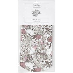 Eske, blomster, str. 18x15x6 cm, 300 g, brun, 3 stk./ 1 pk.