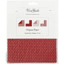 Origamipapir, str. 15x15 cm, 80 g, 50 ass. ark/ 1 pk.