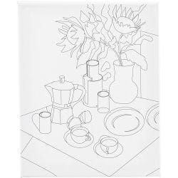 Malelerret med trykk, Frokostbord, D: 1,6 cm, str. 24x30 cm, 360 g, 1 stk.