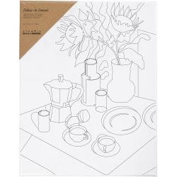 Malelerret med trykk, Frokostbord, D: 1,6 cm, str. 24x30 cm, 360 g, 1 stk.