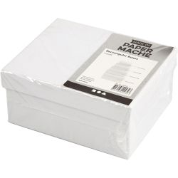 Rektangulære Esker, H: 3,5+4,5+5,5+6,5 cm, str. 8,5x11,5+11x14 cm, hvit, 4 stk./ 1 sett