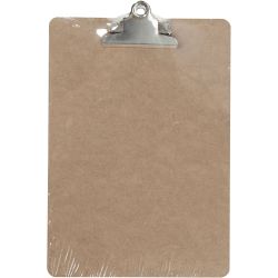 Clipboard/tegneunderlag, A5, str. 19x27x0,3 cm, 1 stk.