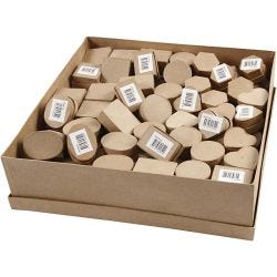 Mini dozen, H: 3 cm, d 4-6 cm, 144 stuk/ 1 doos