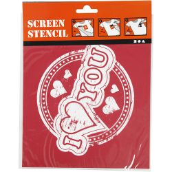Screen stensil