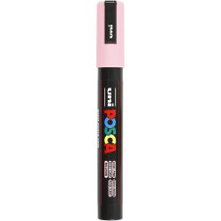 Posca Tusj, nr. PC-5M, strek 2,5 mm, medium, lys pink, 1 stk.